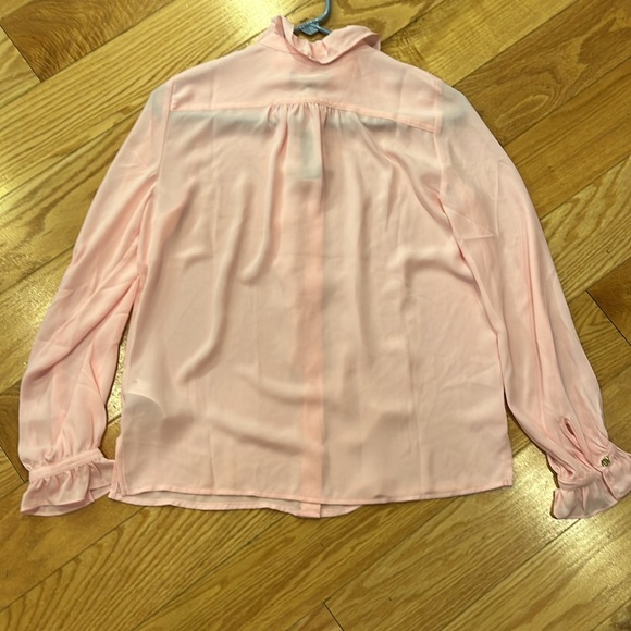 J. Crew ruffle front blouse - Picture 4 of 8